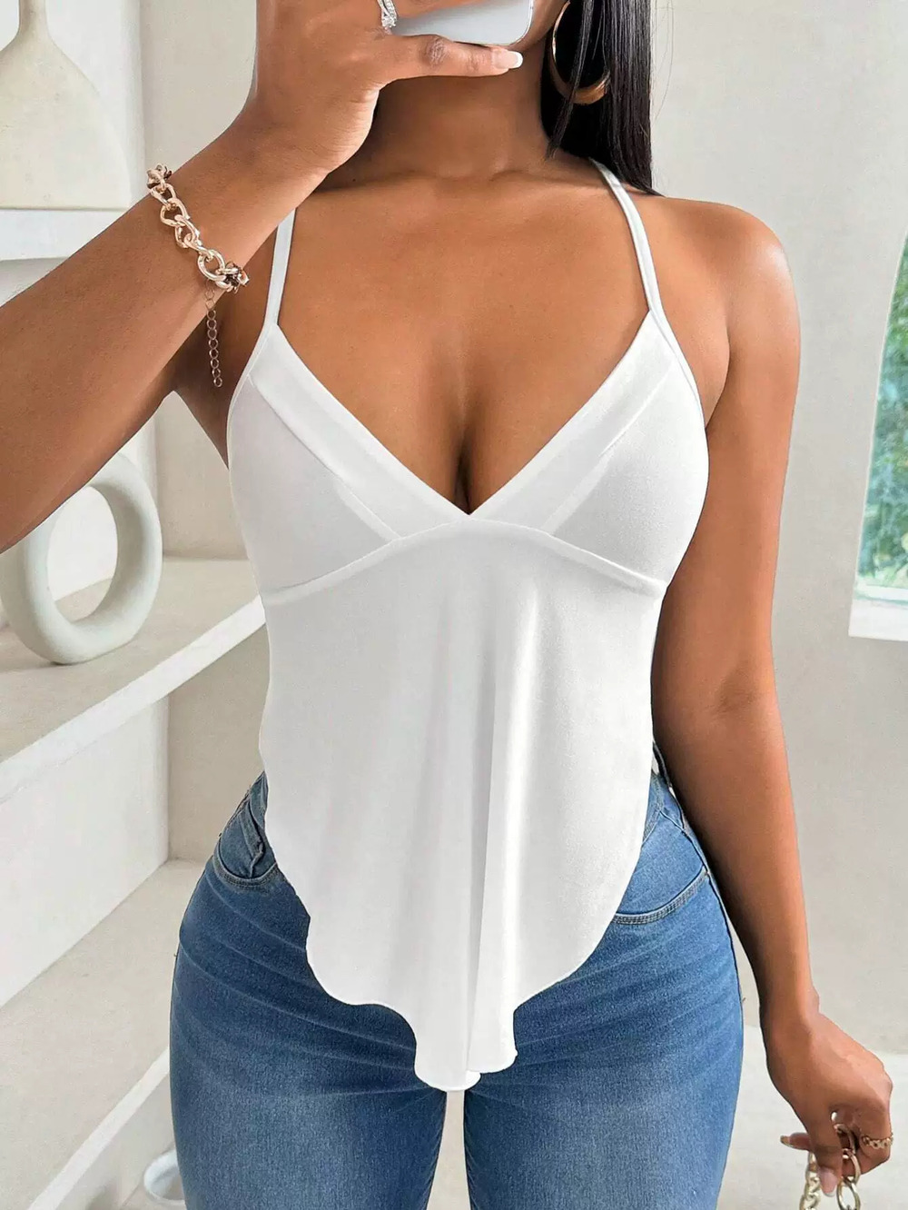 ZARA Spring Summer Sexy Backless Slim Fit Camisole
